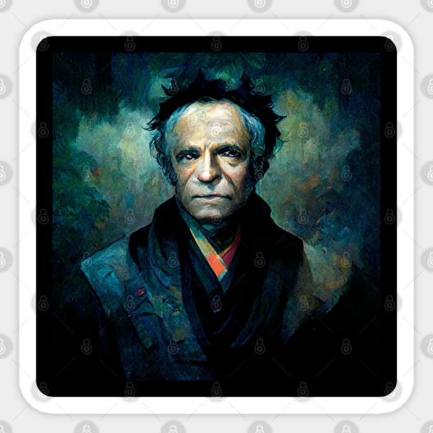 Arthur Schopenhauer | Dark Portrait Sticker by Classical